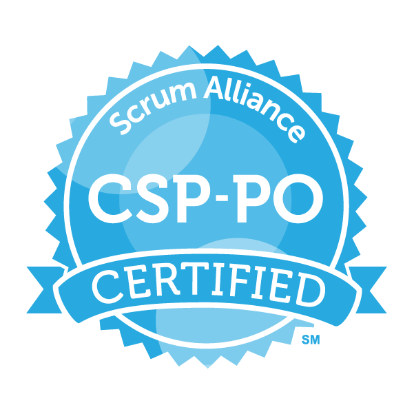 Scrum Alliance CSP-PO seal