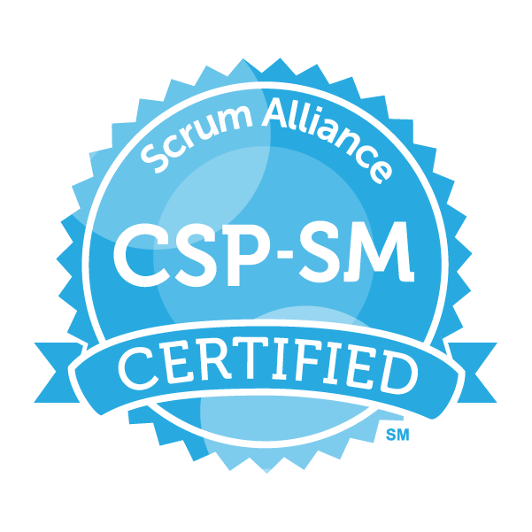 Scrum Alliance CSP-SM seal